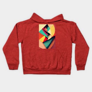 Abstract colorful shapes Kids Hoodie